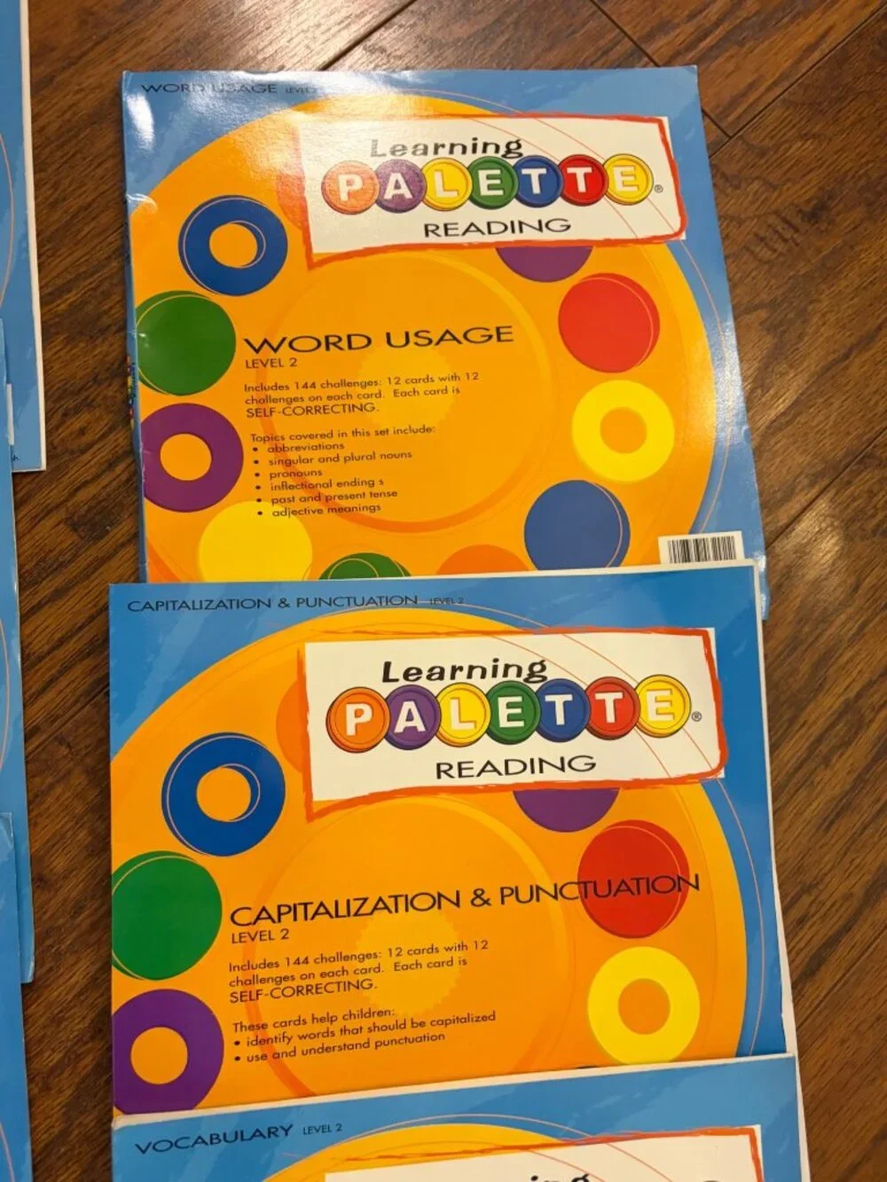 Learning Palette Reading Set 2 Bases & 8 Card Packs Grades 1-2 Set B S3